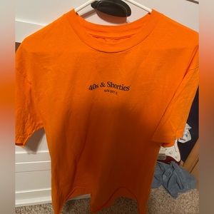 40s & Shorties Cropped Tee, Large, Comfortable fit, Barley worn